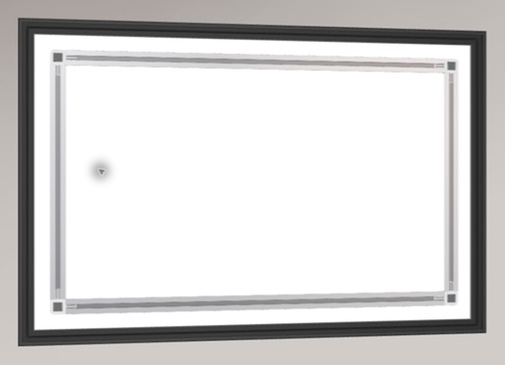 Glas auf dunkler Theke – Rückseite und Aufhängung