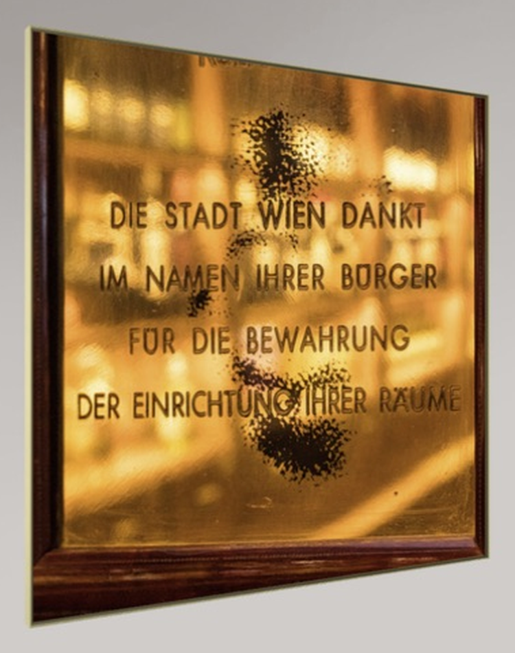 Goldene Wiener Ehrentafel – Produktansicht