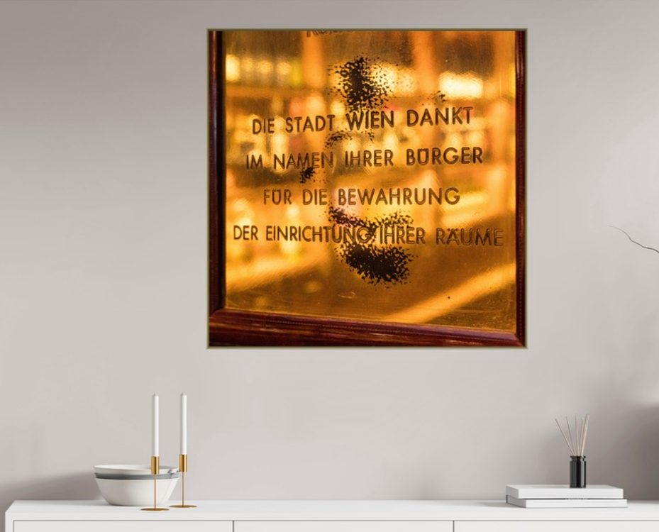 Goldene Wiener Ehrentafel – Raumansicht