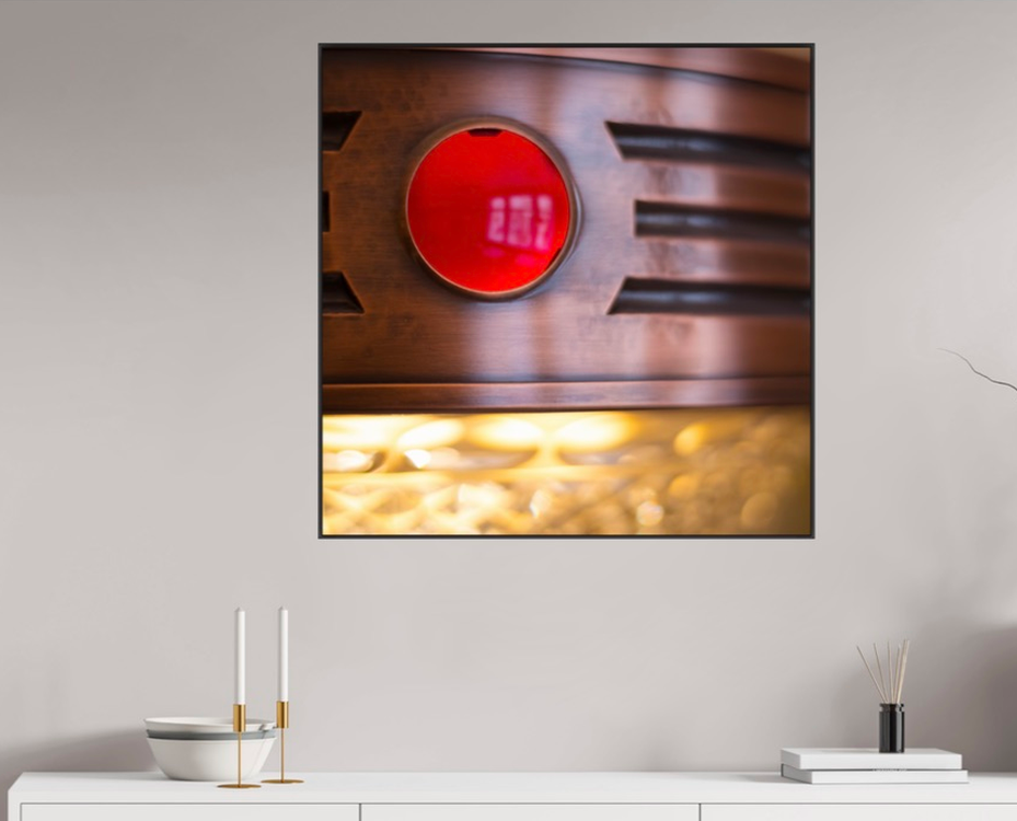 Rotes Detail – Raumansicht