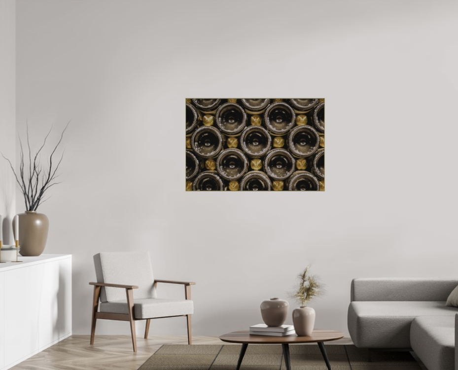 Rhythmus der Flaschenböden – Raumansicht