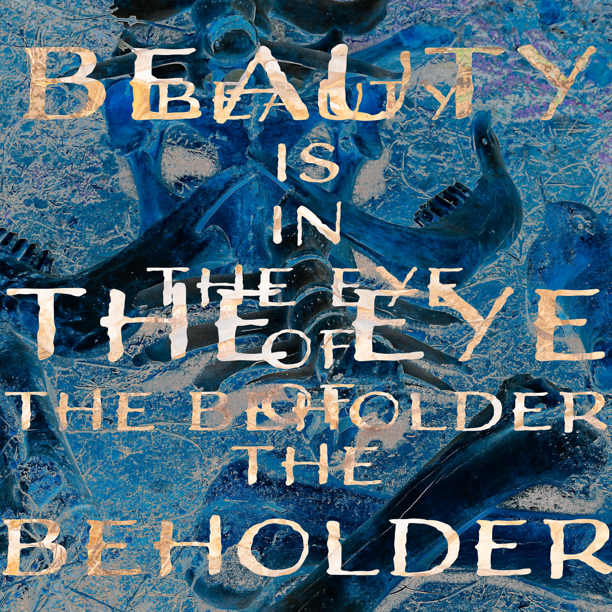 The Beauty Is In The Eye I von AresDKY – vollständiges Motiv aus der Steinway-Ausstellung